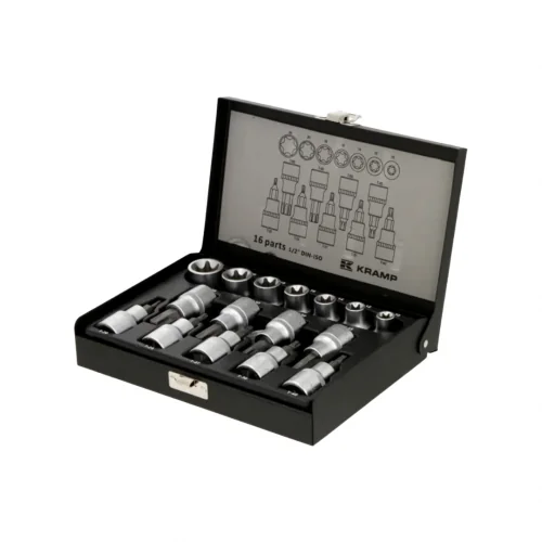 Jeu 16 douilles 1/2" Torx