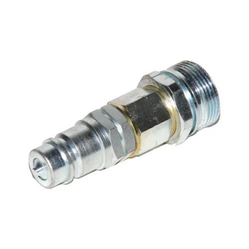 COUPLEUR MALE - MALE 1/2 GAZ A CLAPET M36