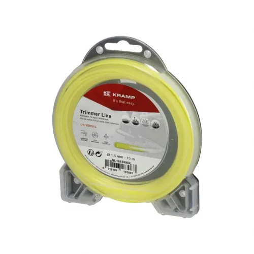 Fil de coupe 1.6mm 15m rond jaune Kramp