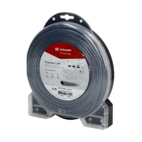 Fil de coupe Ø 3mm 44m carré Titanium Power gris Kramp